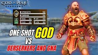 One Shot God Vs. All Berserkers And Gna  - God Of War Ragnarok