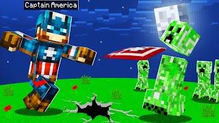 PLAYING as CAPTAIN AMERICA in MINECRAFT