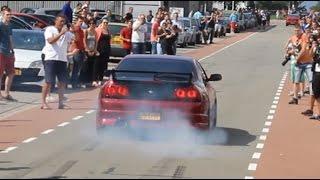 Nissan Skyline R33 Burnout | Turbo Sound + Antilag