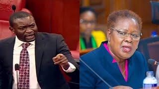 "YOU ARE VERY RUDE!" DRAMA AS SENATOR SIFUNA LOSES HIS TEMPER ON CS ALICE WAHOME