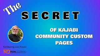 Kajabi: The Secret To Community Custom Pages