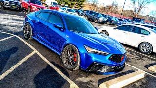 2025 Acura Integra Widebody 2.0LVTEC® Turbocharged 4-Cylinder 320HP Apex Blue/RED& Black Full Tour