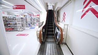 【三菱製】ダイソー名古屋大須店　昇りエスカレーター