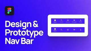 How to Design and Prototype a Bottom Navigation Bar in Figma | Material Design Components