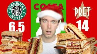 I Tried EVERY Café Chains Christmas Sandwich to find the best