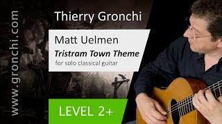 Diablo "Tristram Town" Theme by Matt Uelmen - Affordable transcription for solo fingerstyle guitar