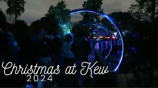 Christmas at Kew 2024|Christmas Light Walkthrough