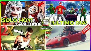 HEY! MASACARA de GOOCH y TRAJE de MUÑECO DE NIEVE GRATIS PARA TODOS SOLO HOY! | GTA ONLINE 2022