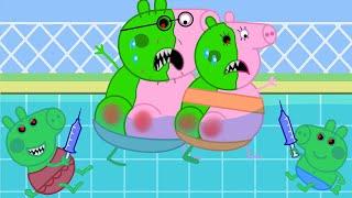 Zombie Apocalypse, Zombies Appear At The Maternity Hospital‍️ | Peppa Pig Funny Animation