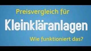 Preisvergleich für Kleinkläranlagen - einfach erklärt