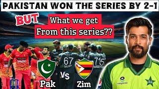 PAKISTAN WON THE T20 SERIES BUT WE ARE STILL FAR BEHIND FROM MODERN DAY CRICKET . #PAKISTANVSZIM