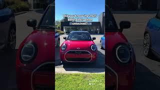 2025 MINI Cooper winks when unlocked #minicooper #miniusa #2025mini #2025minicooper