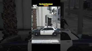 GTA 5 - Michael Save Amanda From police | The Good Husband #shorts #gta #gta5