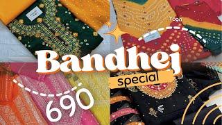  guarantee cotton bandhej batik suits super collection just 690-9958101055
