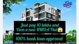 Golden opportunityjust pay 10 lakhs and become an owner of the flat, remaining pay through loan.