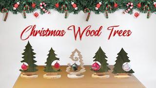 DIY #1 - Alberi di Natale in legno (Christmas Wood Trees)