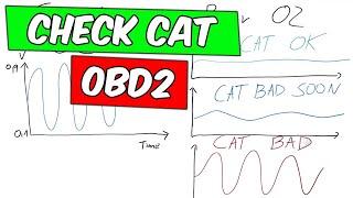 Check Catalytic Converter with OBD2 live data