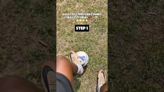 EASY CR7 Stepover Combo SKILL TUTORIAL ️#football #shorts