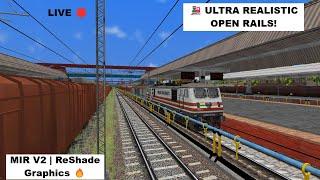  Open Rails MIR V2 with Realistic Graphics | ReShade Ultra Realism | Indian Railways Simulation 