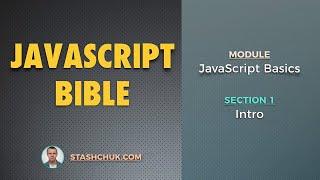 JAVASCRIPT BASICS - Intro