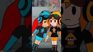 Wholesome Sister Moment #smgmeggy #smg4 #MarioxMeggy  #MxM  #shorts