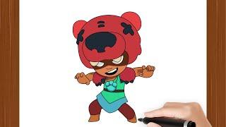 How To Draw NITA I BRAWL STARS  I Easy