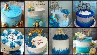 Sky Blue Cake Decoration ideas/Blue Cake Design