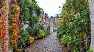 Walking London Paddington Side Streets and Mews - 4K Walk