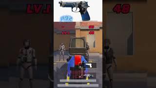 P92 pistol Head damge test all level #gaming #pubgm #pubgmobile #comptitions #freefire #   #pubg