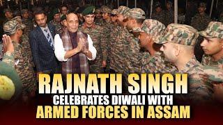 Defence Minister Rajnath Singh celebrate Diwali with Army personal | Tezpur Assam | Indian Army