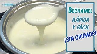 How to make BECHAMEL, EASY and QUICK Bechamel sauce for LASAÑA | How to make béchamel sauce