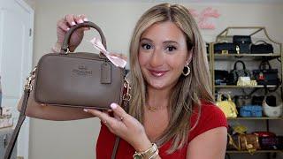 New Coach Satchel Bag Dark Stone Full Review & What Fits! 