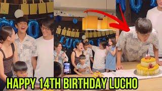 Ryan Agoncillo at Judy Ann Santos Ipinagdiwang ang ika-14th birthday ni Lucho