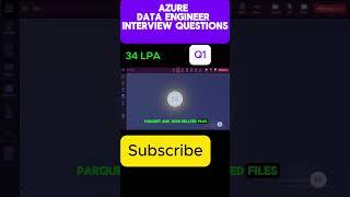 Azure Data engineer Interview Questions and Answers  Live Experience | 3-9| Years | Client round Q1