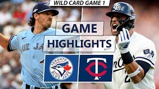 Toronto Blue Jays vs. Minnesota Twins Highlights | Wild Card Game 1