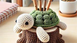 crochet turtle basket, crochet gift, crochet amigurumi/@YoModa-re7jk