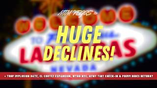 Big Vegas Declines, Trop Implosion Date, El Cortez Expansion, Volcano Gone & Primm Rides Returning?