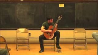 Seattle Classical Guitar Society Open Mic, October 2013