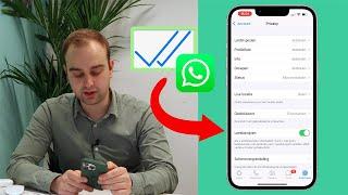 Blauwe vinkjes uitzetten in WhatsApp - uitleg