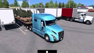 TREES (3 TON) VOLVO TRUCK || AMERICAN TRUCK SIMULATOR GAMEPLAY