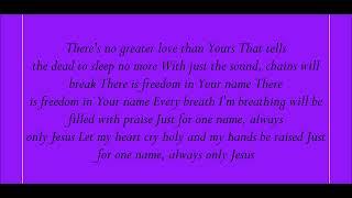 MercyMe, Always Only Jesus Lyrics