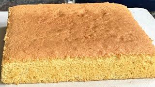 Vanilla Sponge Cake Recipe | Basic Vanilla Sponge Cake Recipe | How To Make Vanilla Sponge Cake ||