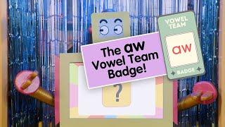 Reading Buddies: The aw Vowel Team Badge (Season 3- Episode 16)
