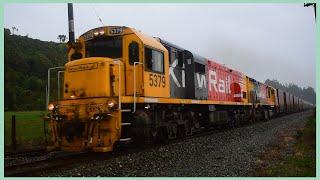 Chasing DXC 5379 and DFB 7160 on the Hokitika shunt ~ 29/10/2024 (HD)