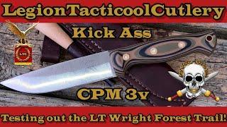 LT Wright Forest Trail Saber Grind Outdoor/Bushcraft knife.  #ltwright, #edc, #bushcraft #outdoors