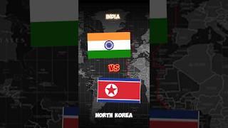 India vs North Korea | general comparison | #viral #shorts #countrycomparison