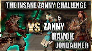 The INSANE Zanny Challenge! - 1 vs. 3 /w @theonlyzanny @HavokYT @Jondaliner  #ForHonor