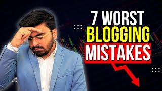 7 Blogging Mistakes To Avoid For Beginners (2024)‍️ Avoid These Blogging Mistakes For Beginners 