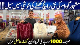 Karachi wholesale cloth market/WN Fashion New Branch Opening Mega Sale !! Leftover Godam/Chef Uzma