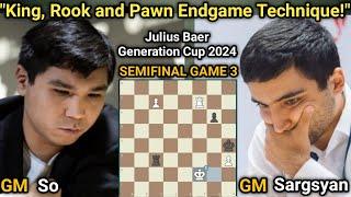 Wesley So VS Shant Sargsyan | Julius Baer Generation Cup 2024 | Division 2 Winners Bracket SF Game 3